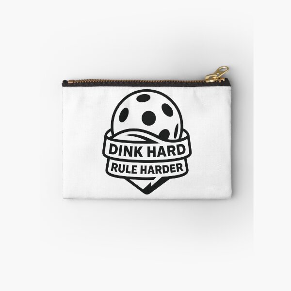 Item preview, Dink Hard Rule Harder – Bold Pickleball Typography Emblem designed and sold by techy-rrr.