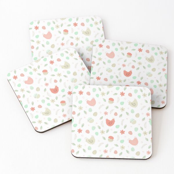 Item preview, Spring Chickens! Pastel Country Pattern designed and sold by SpencerReedDes.