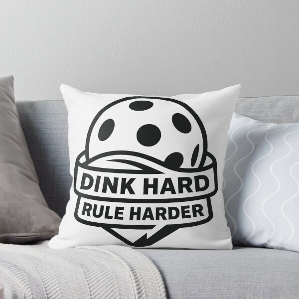 Item preview, Dink Hard Rule Harder – Bold Pickleball Typography Emblem designed and sold by techy-rrr.
