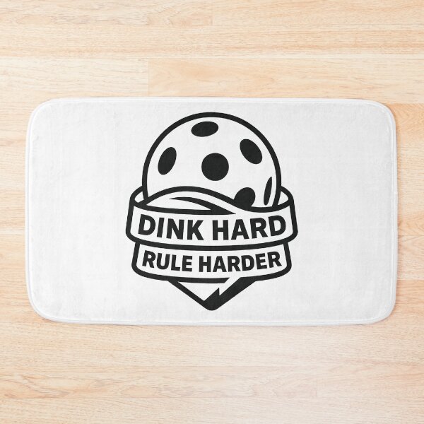 Item preview, Dink Hard Rule Harder – Bold Pickleball Typography Emblem designed and sold by techy-rrr.