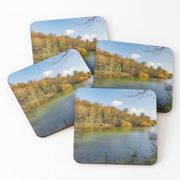 Item preview, Swanbourne Lake in Autumn designed and sold by HazyApplePhoto.
