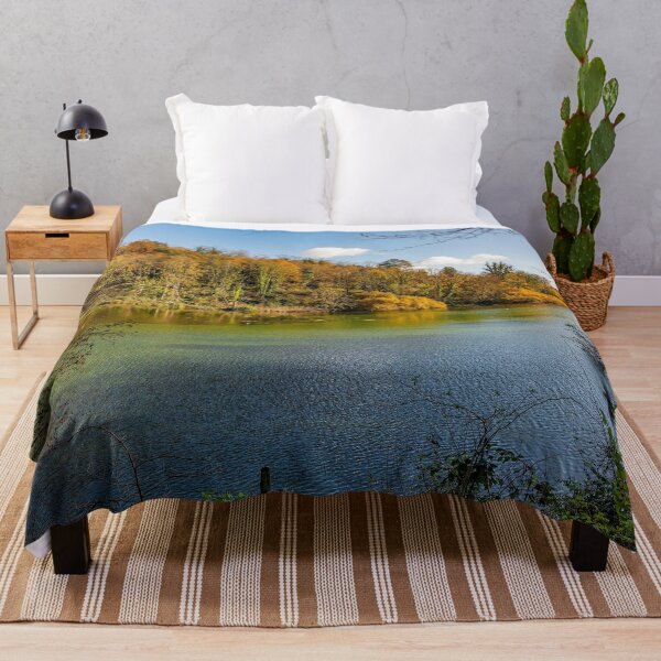 Item preview, Swanbourne Lake in Autumn designed and sold by HazyApplePhoto.