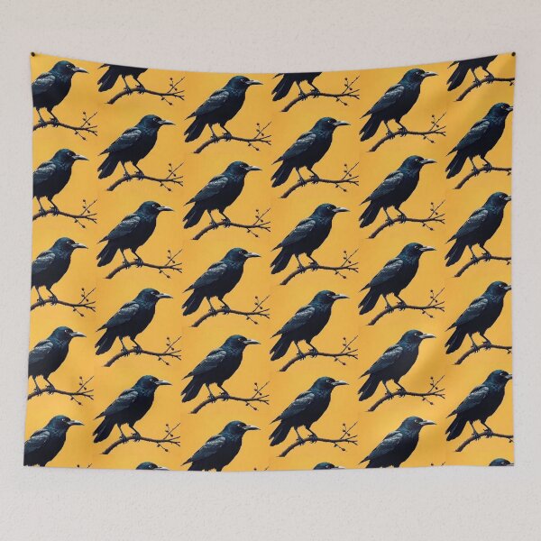 Item preview, Black cute crow  designed and sold by Dogandesighn.