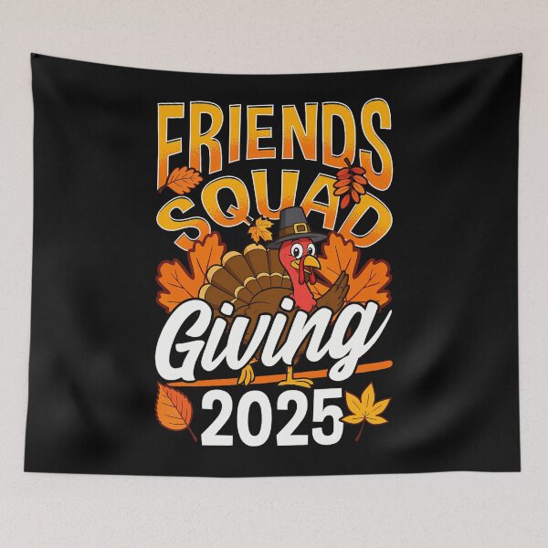 Item preview, 90s Thankful Friends Party Humor Squad Turkey Friendsgiving designed and sold by Daleburuling.