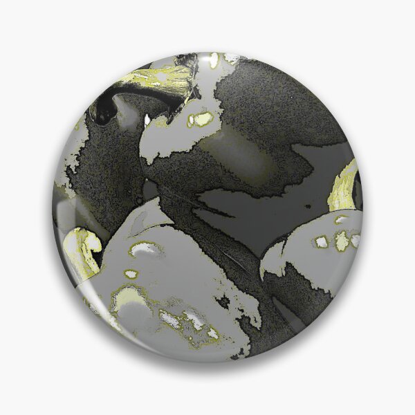 Item preview, Fun Bold Print - Cool Bell Peppers in Black Grey Gold designed and sold by ABG Inspirational Art.