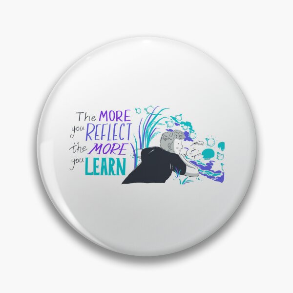 Item preview, The more you reflect the more you learn - Self Motivation  designed and sold by CapriCreatives.