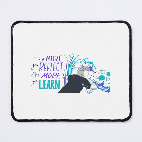 Item preview, The more you reflect the more you learn - Self Motivation  designed and sold by CapriCreatives.