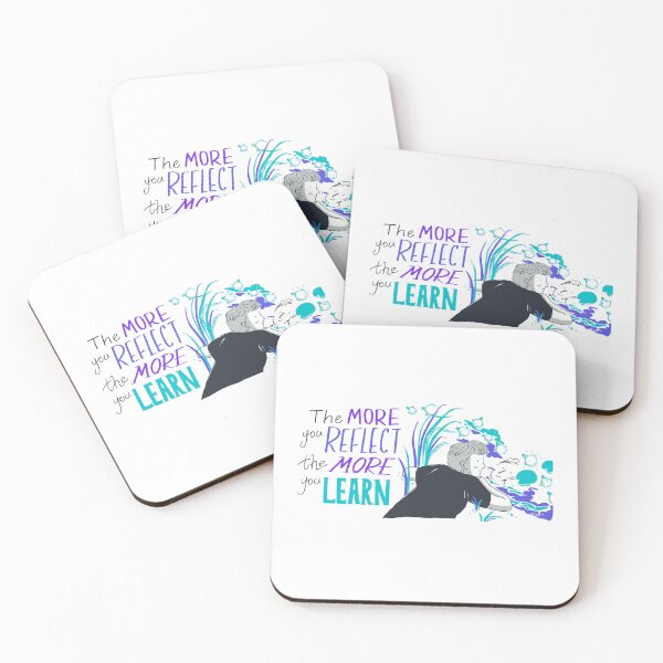 Item preview, The more you reflect the more you learn - Self Motivation  designed and sold by CapriCreatives.