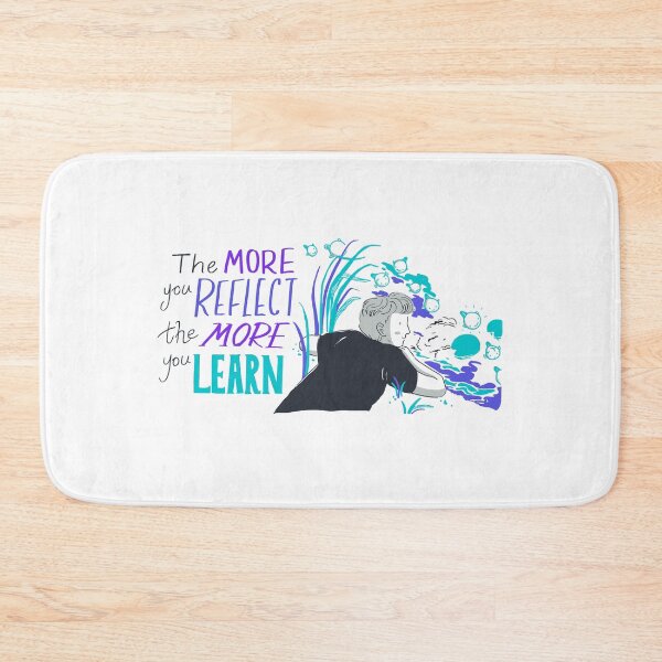 Item preview, The more you reflect the more you learn - Self Motivation  designed and sold by CapriCreatives.