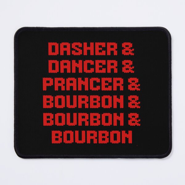 Item preview, Dasher Dancer Prancer & Bourbon Christmas Holiday Reindeer  designed and sold by URGlden.