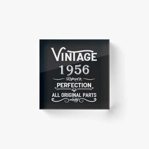 Item preview, Born in 1956 vintage funny 70th birthday gift designed and sold by Alexaltay.