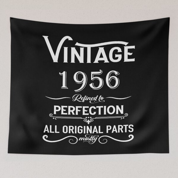 Item preview, Born in 1956 vintage funny 70th birthday gift designed and sold by Alexaltay.