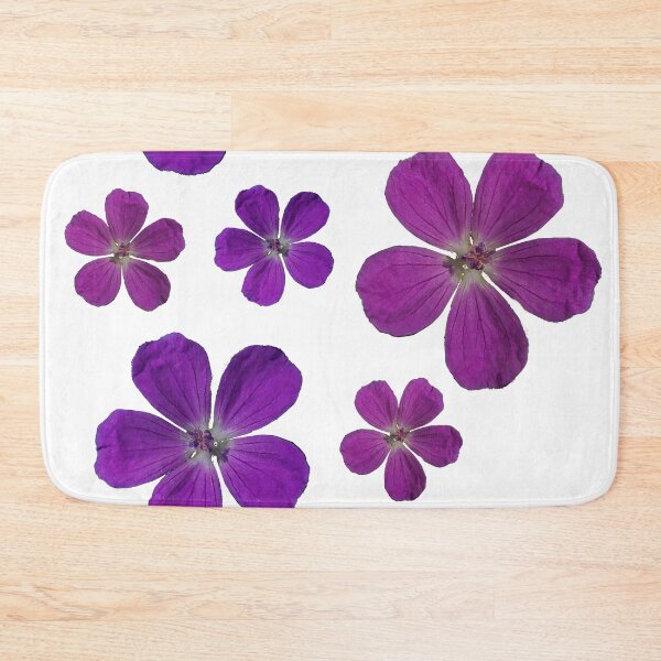 Item preview, A collage of small mauve flowers from my garden designed and sold by Production Art Manon Meilleur.