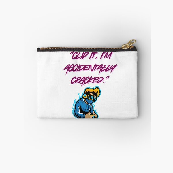 Item preview, Accidentally Cracked – Clip It Gamer Quote designed and sold by SloganSauce.