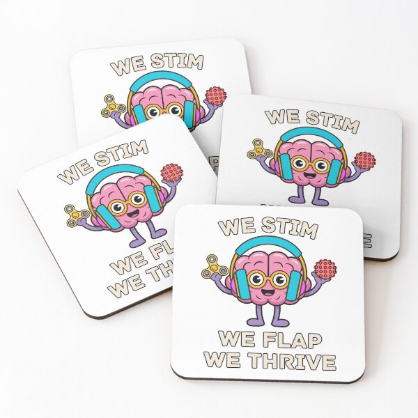 Item preview, We stim. We flap. We thrive. Autism  designed and sold by Comfy Creations.