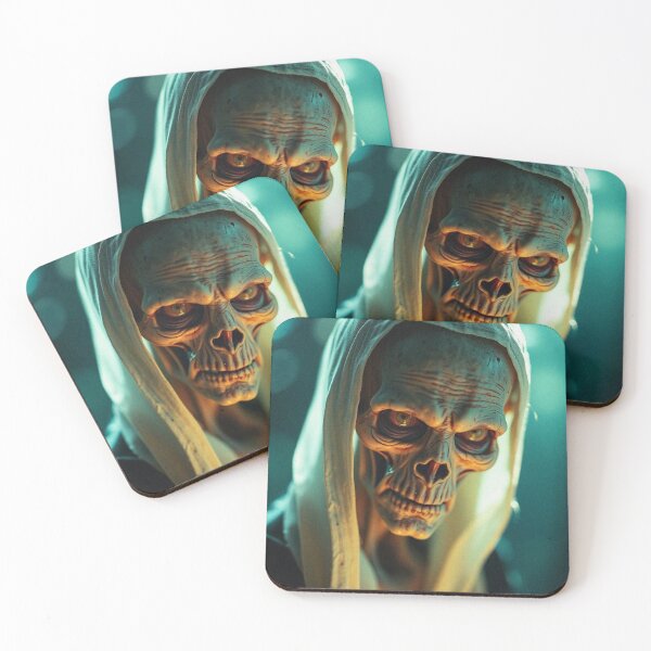 Item preview, Evil Undead wight monster spirit illustration art designed and sold by Vintage Designs +.