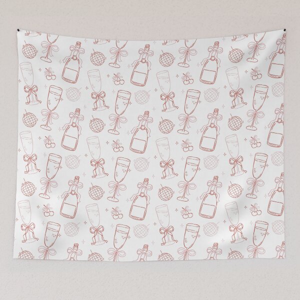 Item preview, Pink & Red New Year's Coquette designed and sold by SpencerReedDes.