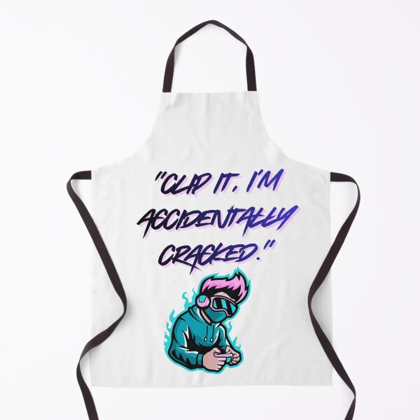 Item preview, Accidentally Cracked – Clip It cool Gamer Quote designed and sold by SloganSauce.