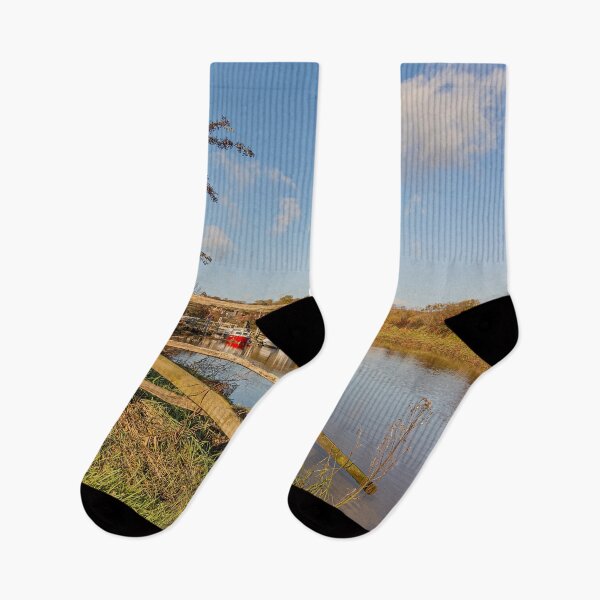 Item preview, Late autumn sun on the River Arun, designed and sold by HazyApplePhoto.