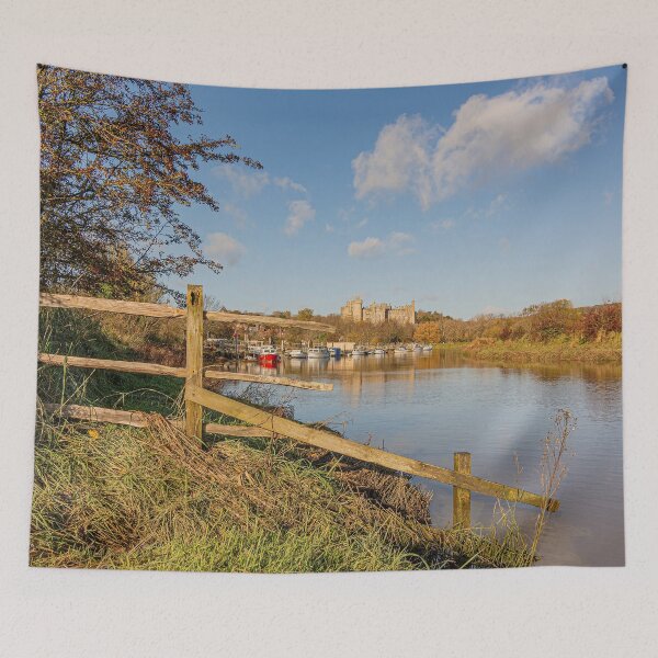 Item preview, Late autumn sun on the River Arun, designed and sold by HazyApplePhoto.