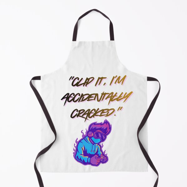 Item preview, Accidentally Cracked – Clip It fire Gamer Quote designed and sold by SloganSauce.