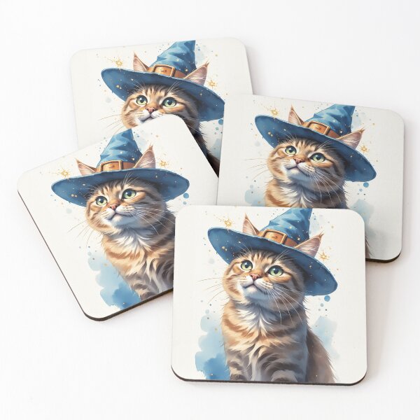 Item preview, wizard cat designed and sold by vinniespeer.