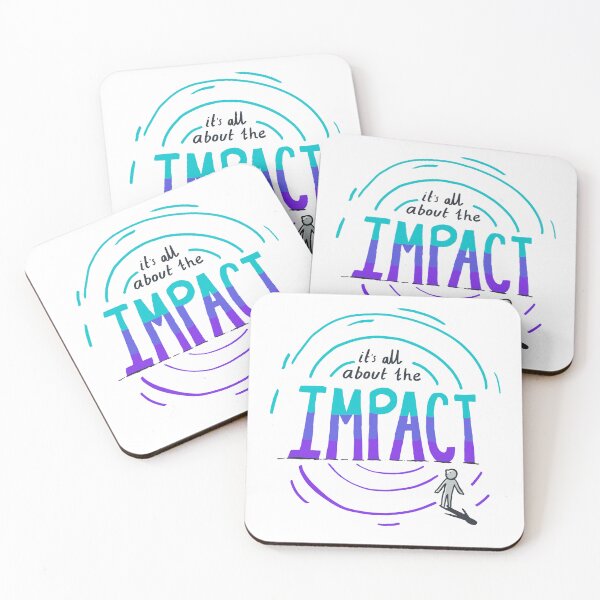 Item preview, It's all about the impact - self love motivation  designed and sold by CapriCreatives.
