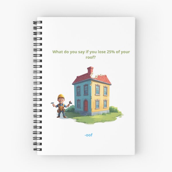 Item preview, Dad Joke Roof designed and sold by AuraCraftMarket.