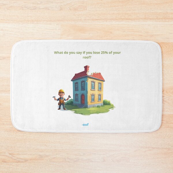 Item preview, Dad Joke Roof designed and sold by AuraCraftMarket.