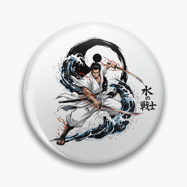 Item preview, Eternal Warrior – Water Samurai (His Design - Couples Set) designed and sold by Ahmed-G-Designs.