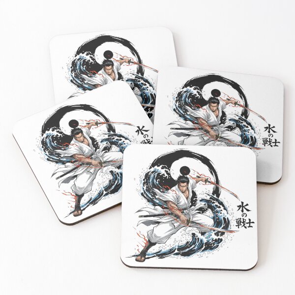 Item preview, Eternal Warrior – Water Samurai (His Design - Couples Set) designed and sold by Ahmed-G-Designs.