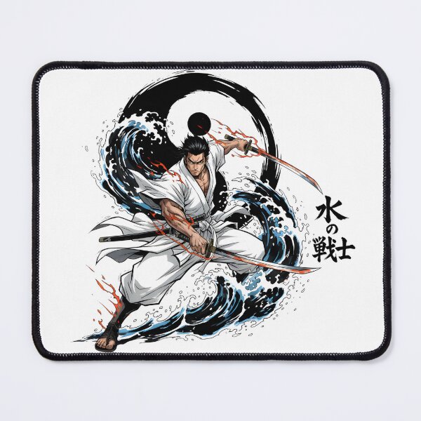 Item preview, Eternal Warrior – Water Samurai (His Design - Couples Set) designed and sold by Ahmed-G-Designs.