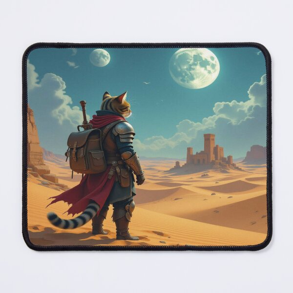 Item preview, Tabby Warrior – Feline Fantasy meets a thirst for adventure & extraterrestrial vibes designed and sold by FotoworldEdel.