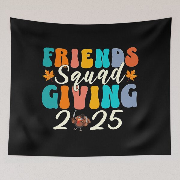 Item preview, 90s Friends Friendsgiving Turkey Humor Party Thankful Squad designed and sold by Daleburuling.
