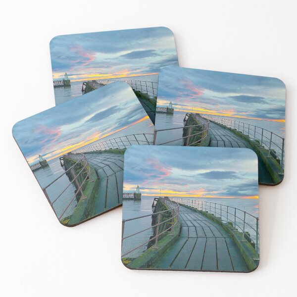 Item preview, Piers at the mouth of the River Blyth in Northumberland designed and sold by Violaman.