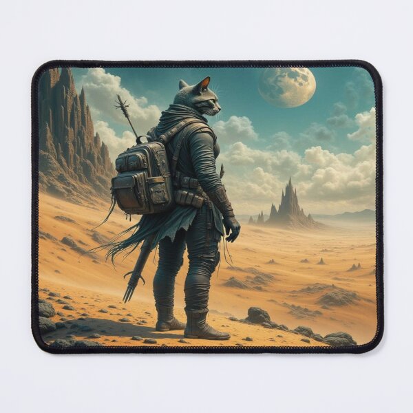 Item preview, Tabby Warrior – Feline Fantasy meets a thirst for adventure & extraterrestrial vibes designed and sold by FotoworldEdel.