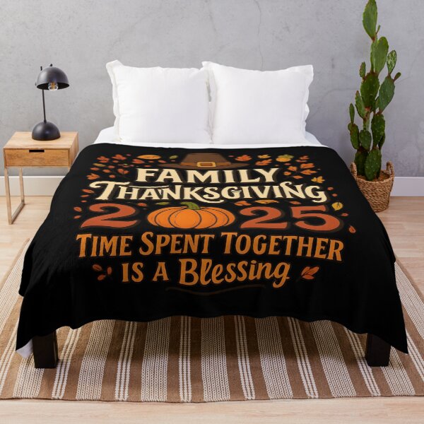 Item preview, Family Thanksgiving 2025 Time Spent Together Is Blessing designed and sold by hemagamo.