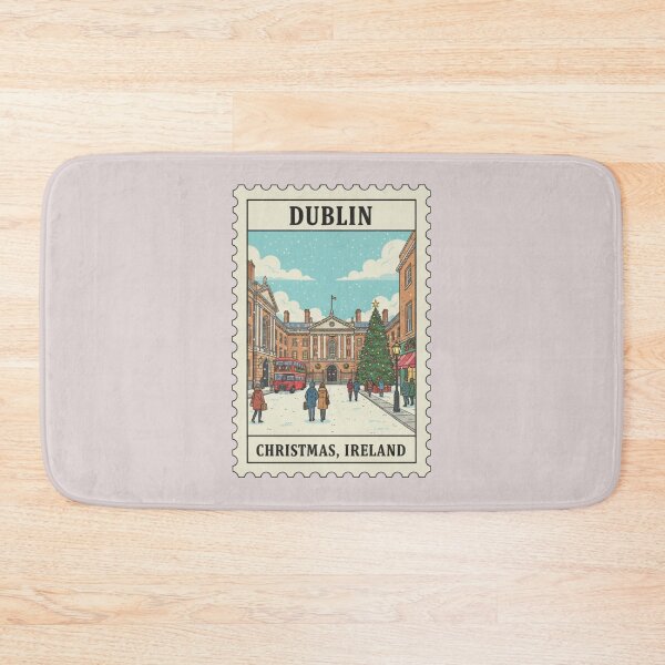 Item preview, Vintage Ireland Dublin Christmas Stamp  designed and sold by allaboutstamps.