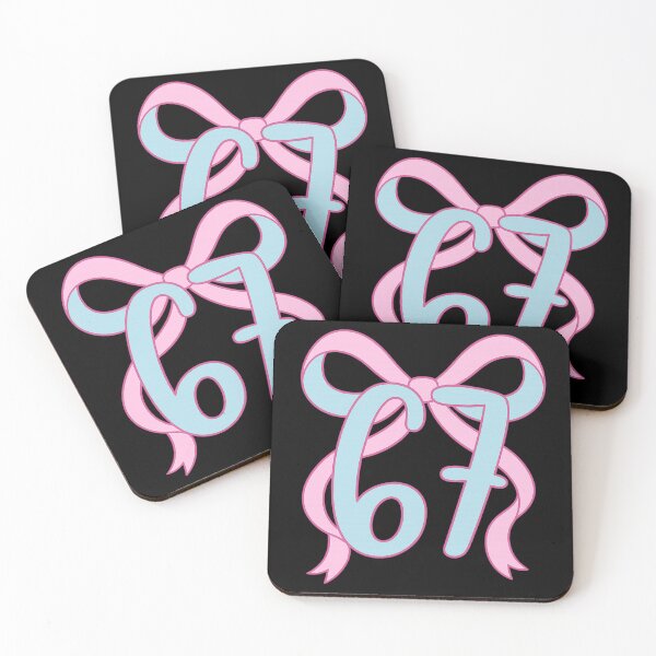 Item preview, 67 Coquette Bow Meme | Cute Pastel Aesthetic Funny Design designed and sold by sssweetness.