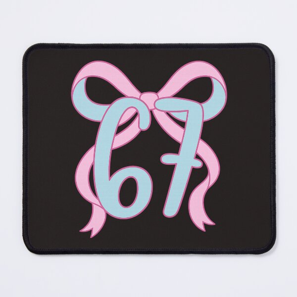 Item preview, 67 Coquette Bow Meme | Cute Pastel Aesthetic Funny Design designed and sold by sssweetness.