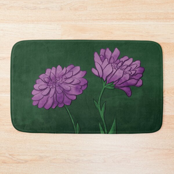 Item preview, Floral Illustration Purple Daisies designed and sold by Mel-Mas-Stoband.