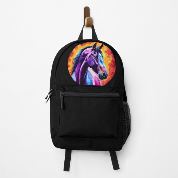 Item preview, Colorful Cosmic Horse Portrait designed and sold by PeasyEasy.