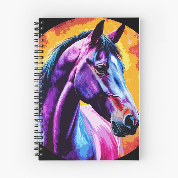 Item preview, Colorful Cosmic Horse Portrait designed and sold by PeasyEasy.