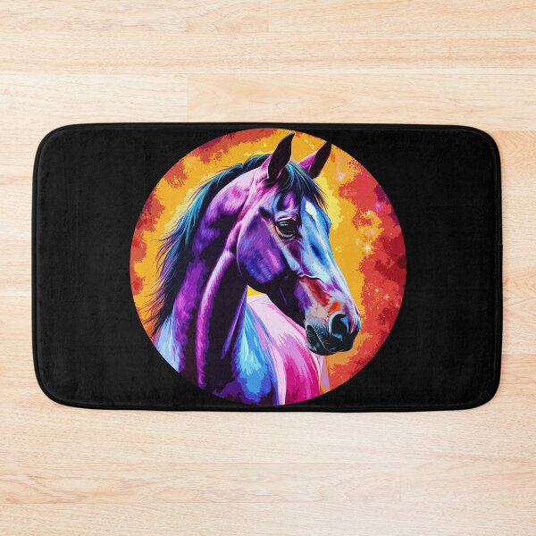 Item preview, Colorful Cosmic Horse Portrait designed and sold by PeasyEasy.