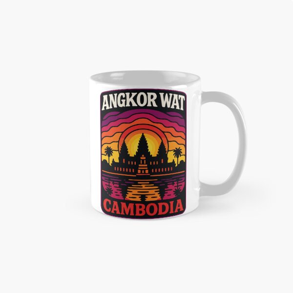 Item preview, Angkor Wat Cambodia Trippy Art Travel designed and sold by TomFrontierArt.