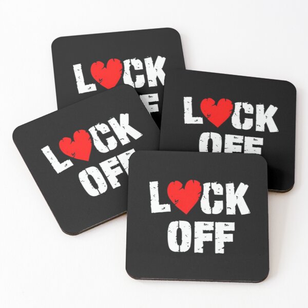 Item preview, LOCK OFF Heart Graphic – Bold Love & Detachment Statement Tee Design designed and sold by Bright Nest Studio.