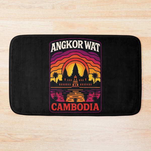 Item preview, Angkor Wat Cambodia Trippy Art Travel designed and sold by TomFrontierArt.