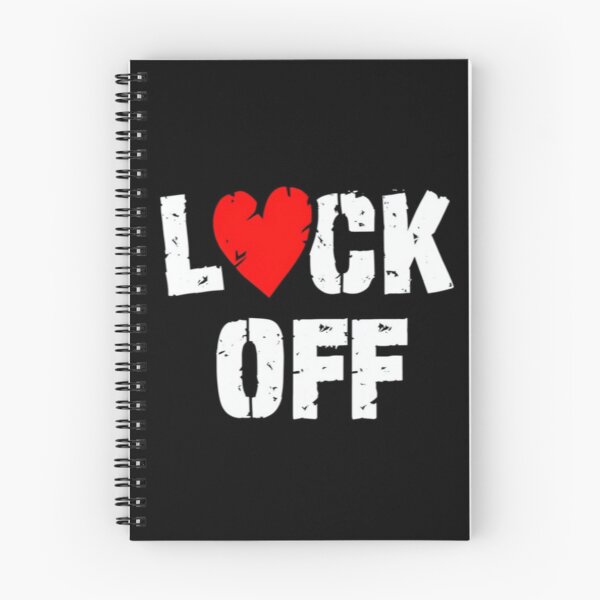 Item preview, LOCK OFF Heart Graphic – Bold Love & Detachment Statement Tee Design designed and sold by Bright Nest Studio.