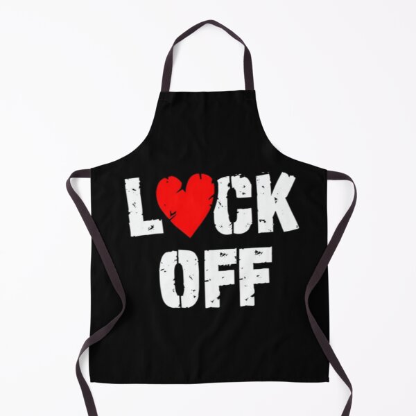 Item preview, LOCK OFF Heart Graphic – Bold Love & Detachment Statement Tee Design designed and sold by Bright Nest Studio.