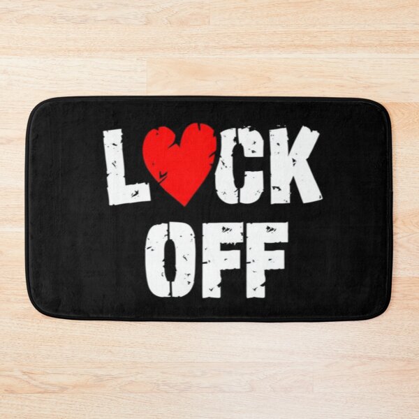Item preview, LOCK OFF Heart Graphic – Bold Love & Detachment Statement Tee Design designed and sold by Bright Nest Studio.